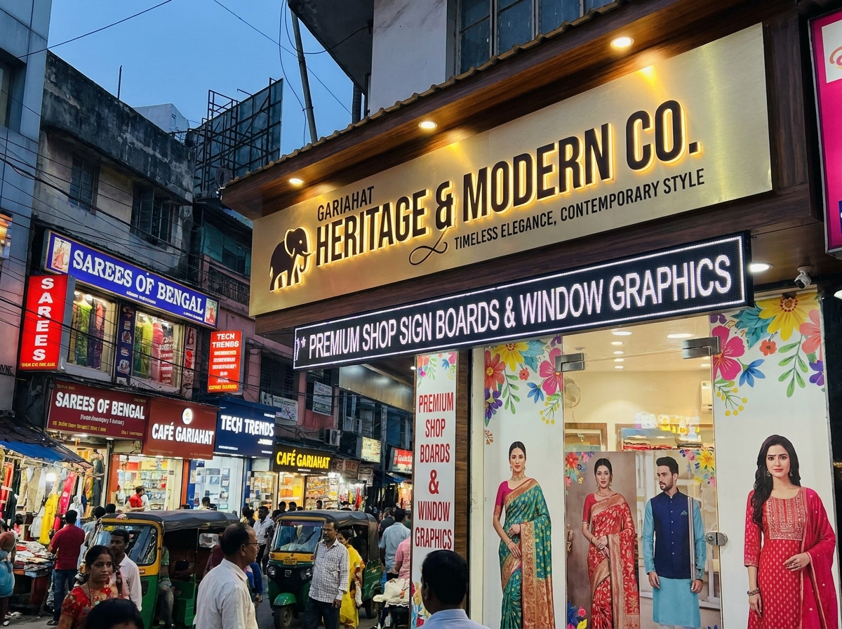 Professional printing services in Gariahat, Kolkata — signage, banners, corporate branding and stationery by Printpeek