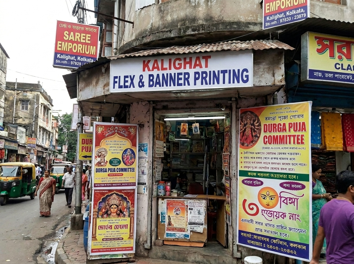 Professional printing services in Kalighat, Kolkata โ signage, banners, corporate branding and stationery by Printpeek
