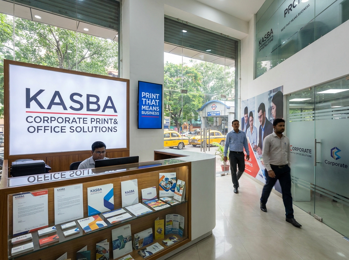 Professional printing services in Kasba, Kolkata โ signage, banners, corporate branding and stationery by Printpeek