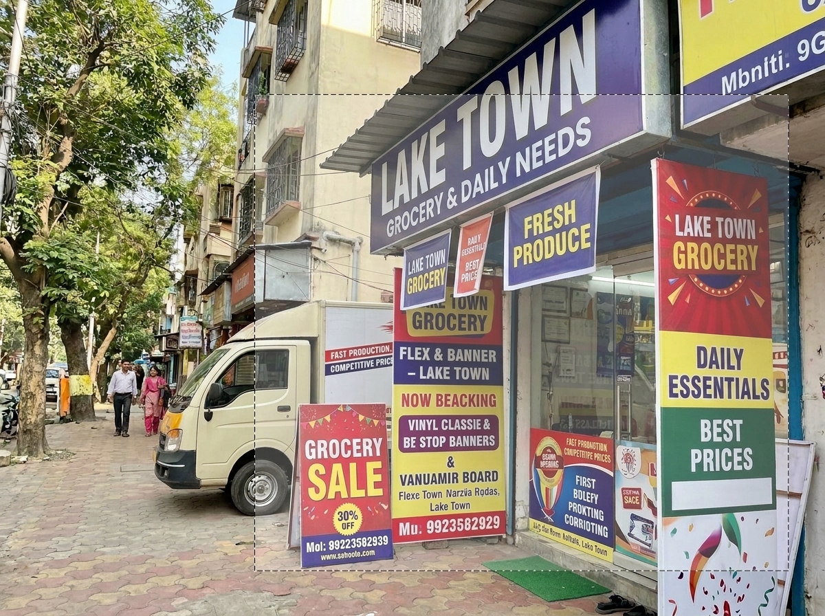 Professional printing services in Lake Town, Kolkata โ signage, banners, corporate branding and stationery by Printpeek